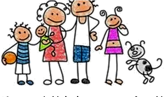 Fostering With Hmg - Cartoon Drawing Of Family (640x337)