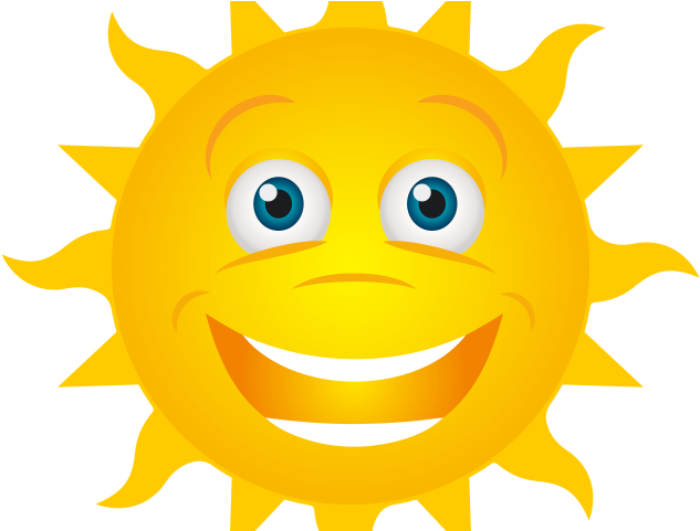 Evening Clipart Smiley - Sun Smiling (640x480)