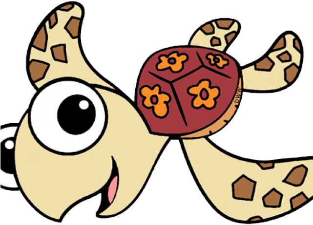 Turtle Clipart School - Clip Art Finding Nemo Characters (640x480)