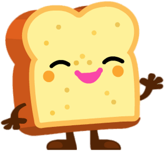 Toasty The Buttery Breadhead Waving - Toasty Moshling Png (400x400)