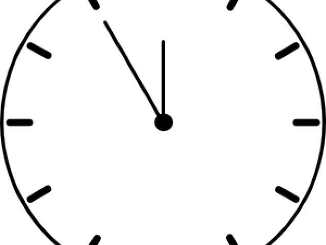 Clock Clipart Clear Background - Animated Clock Gif Png (640x480)