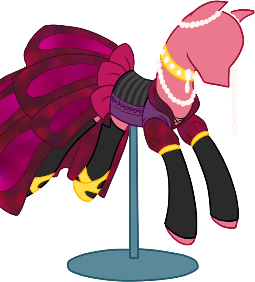 Dress Slash Fan By Celestialess On Deviantart - Mlp Oc Gala Outfits (845x946)