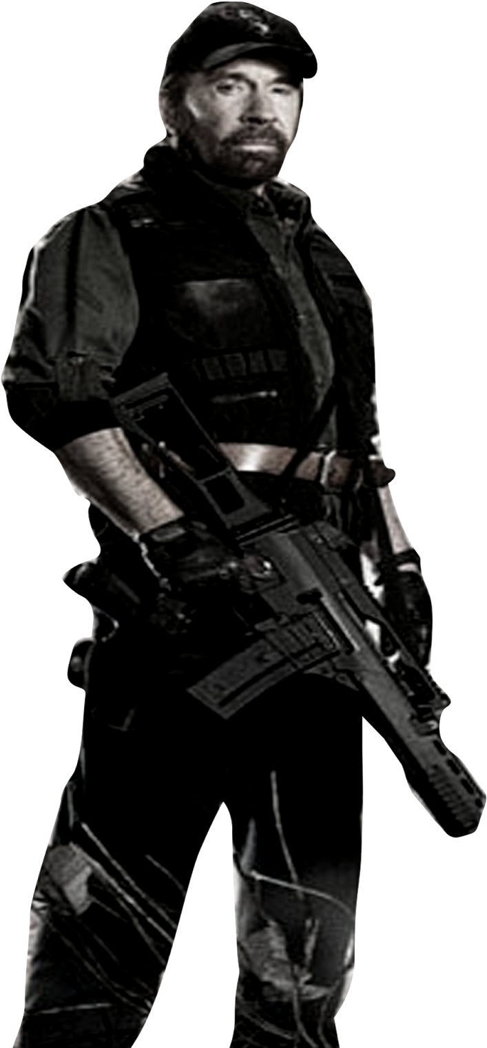 Chuck Norris Png File - Chuck Norris The Expendables Png (1131x1600)