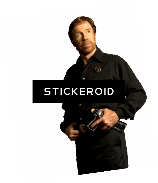 Chuck Norris Celebrities - Rifle (612x707)