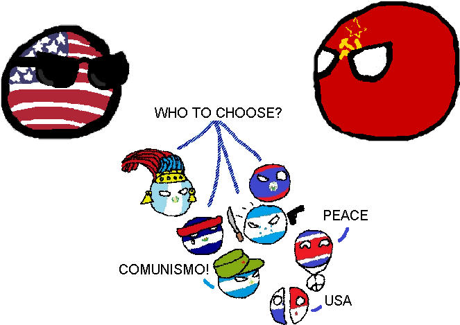 Wars Clipart Cold War - Countryballs American Civil War (757x500)