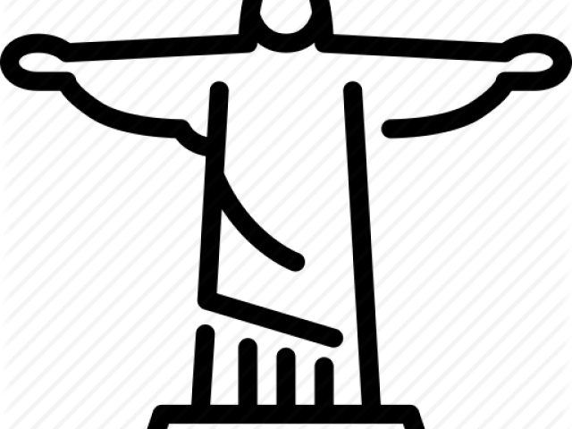 Christ The Redeemer Clipart Cristo Redentor - Cristo Redentor Em Desenhos (640x480)