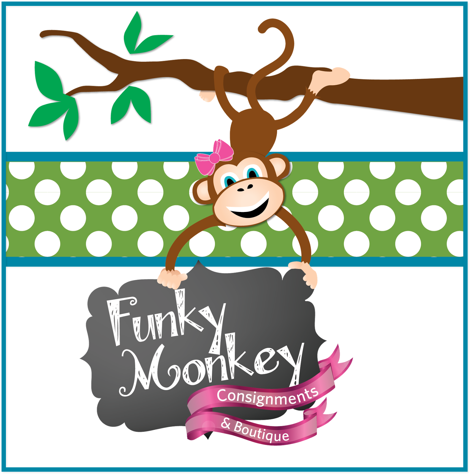 Funky Monkey Consignment Sales - Bird Cartoon (1586x1600)