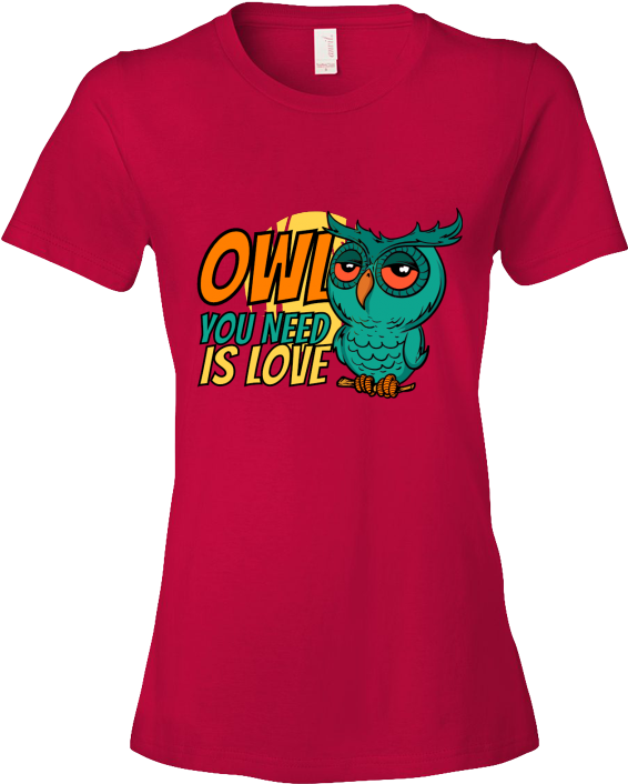 Owl You Need Is Love T-shirt Clip Art - T-shirt (800x800)
