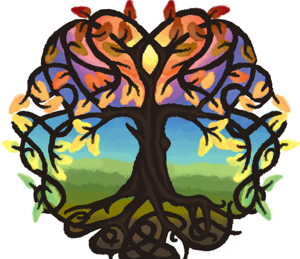 Tree Of Life Transparent - Wolf Celtic Tree Of Life Knot (1044x903)