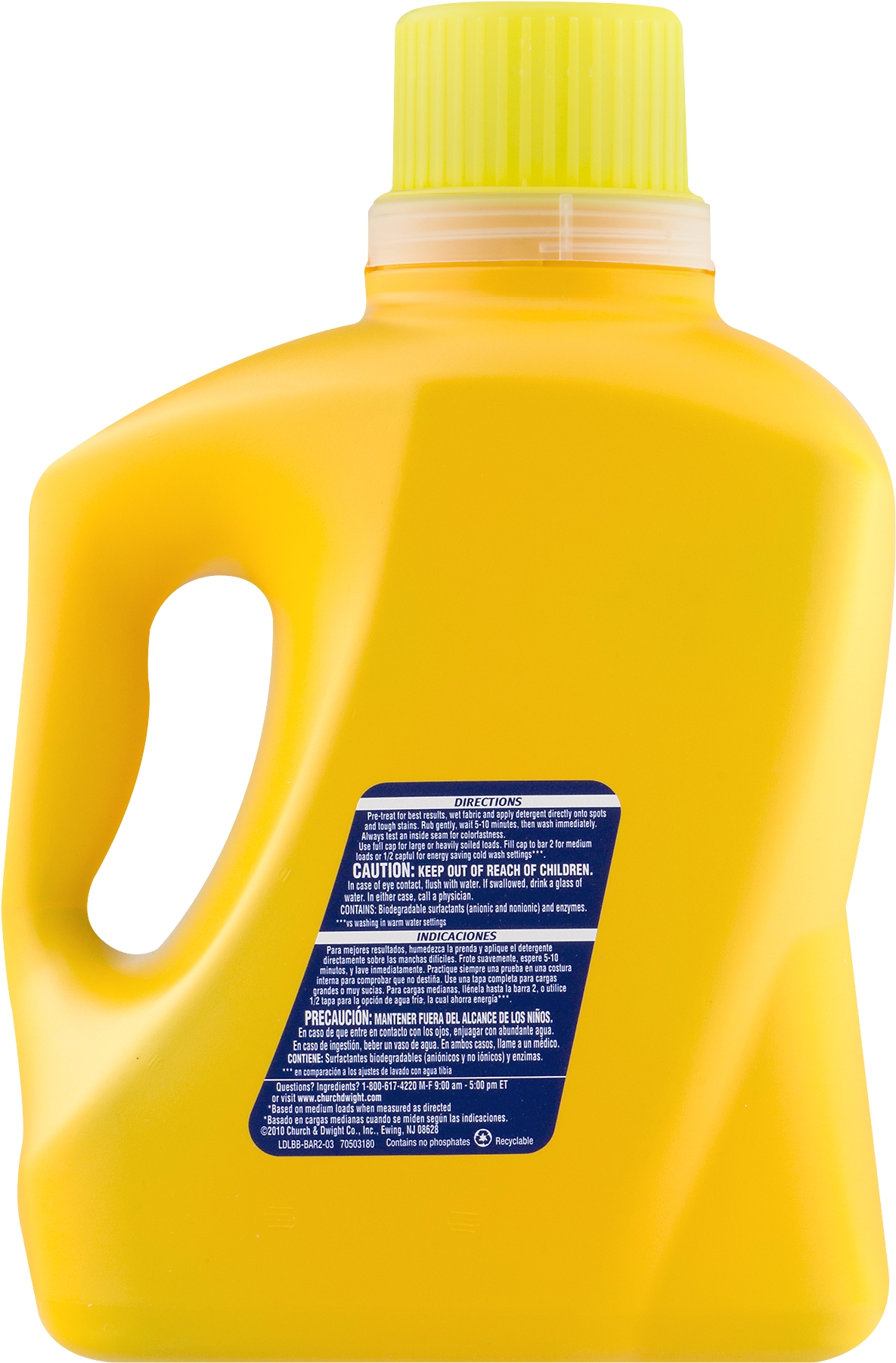 Arm & Hammer Liquid Plus Oxiclean Stain Fighters Fresh - Plastic Bottle (1800x1800)