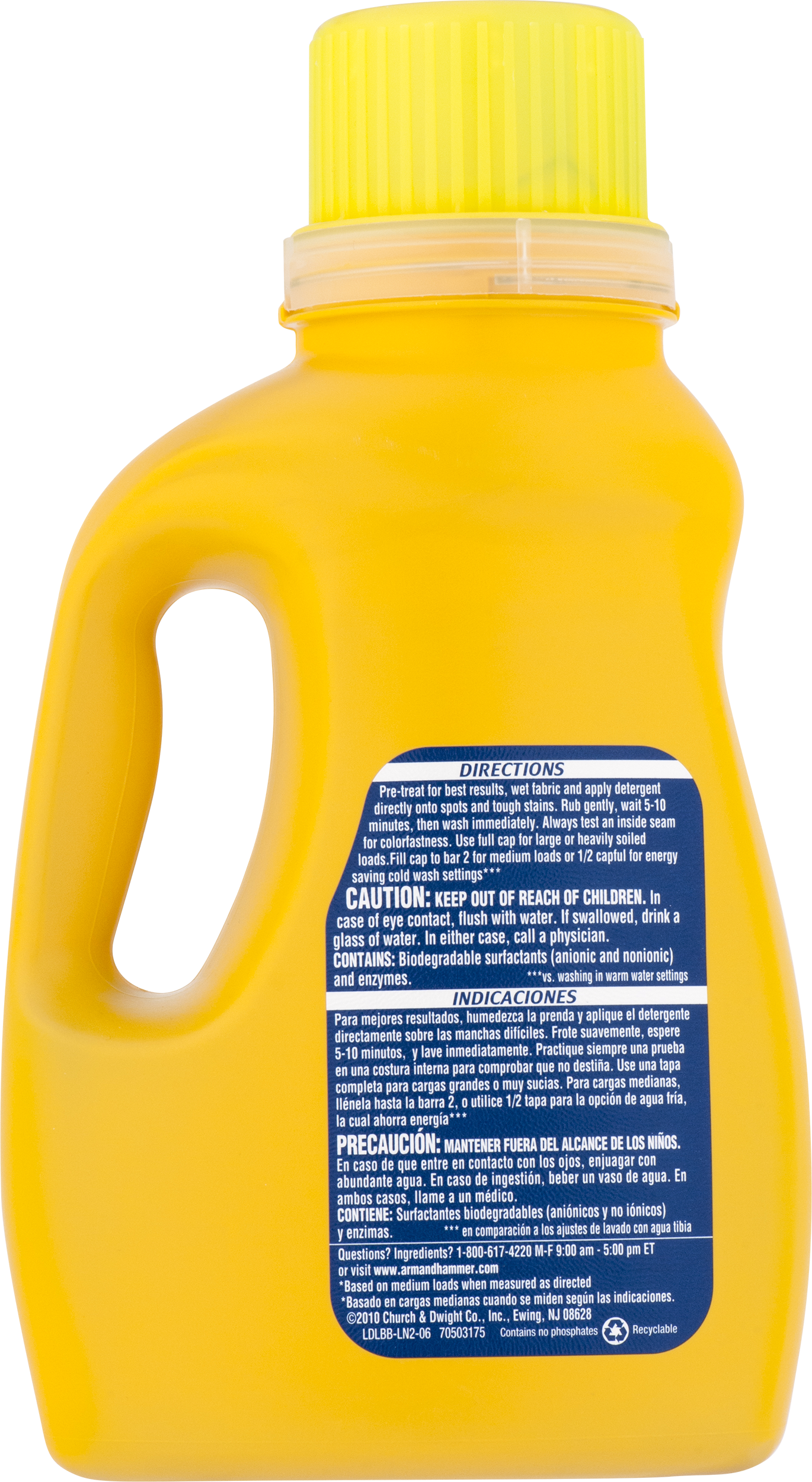 Arm & Hammer Plus Oxiclean Stain Fighters Fresh Scent - Plastic Bottle (1370x2500)