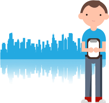 Most Popular Places To Move To In Illinois - Chicago Skyline Panorama Sunset (600x450)