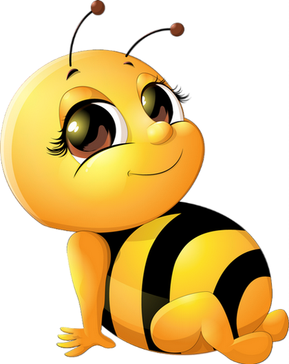 Honey Bee Cartoon Baby (420x530)