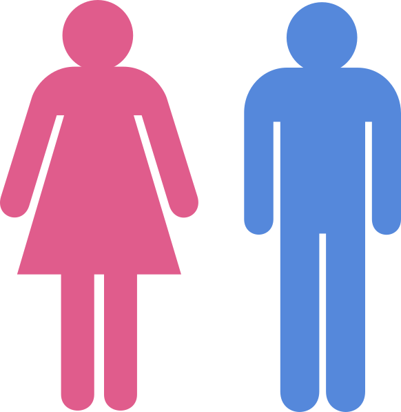 Male And Female Symbol Png (582x597)