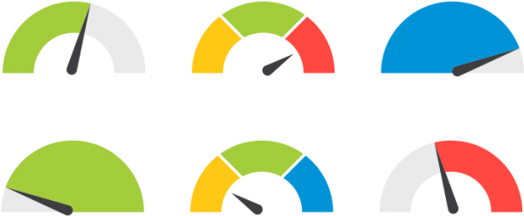 Create Gauge Chart In Excel - Chart (600x302)