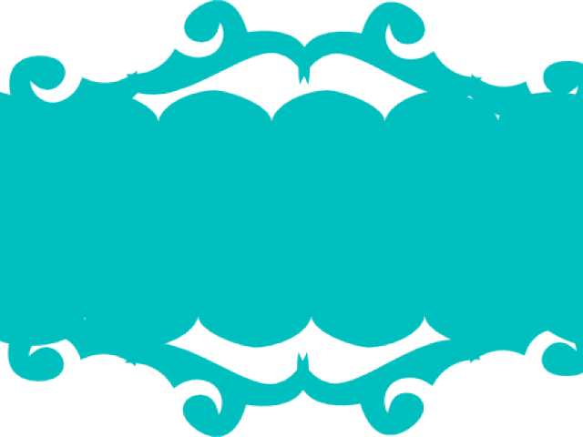 Turquoise Clipart Banner - Banner Clipart Pink Png (640x480)