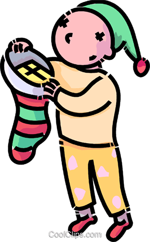 Looking In His Stocking Christmas Morning Royalty Free - Looking In His Stocking Christmas Morning Royalty Free (298x480)