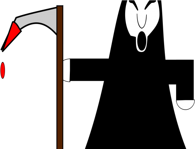Reaper Clipart Line Art - Transparent Grim Reapers (640x480)