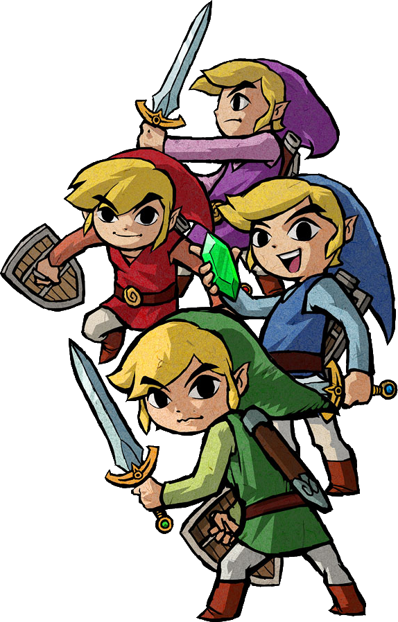 574 X 898 1 - Link Zelda Four Swords (574x898)