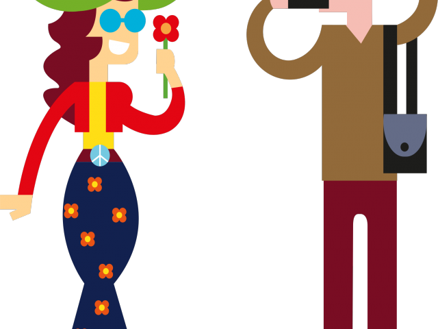 Buy Clipart Tourist - Tourist Clipart With Transparent Background (640x480)