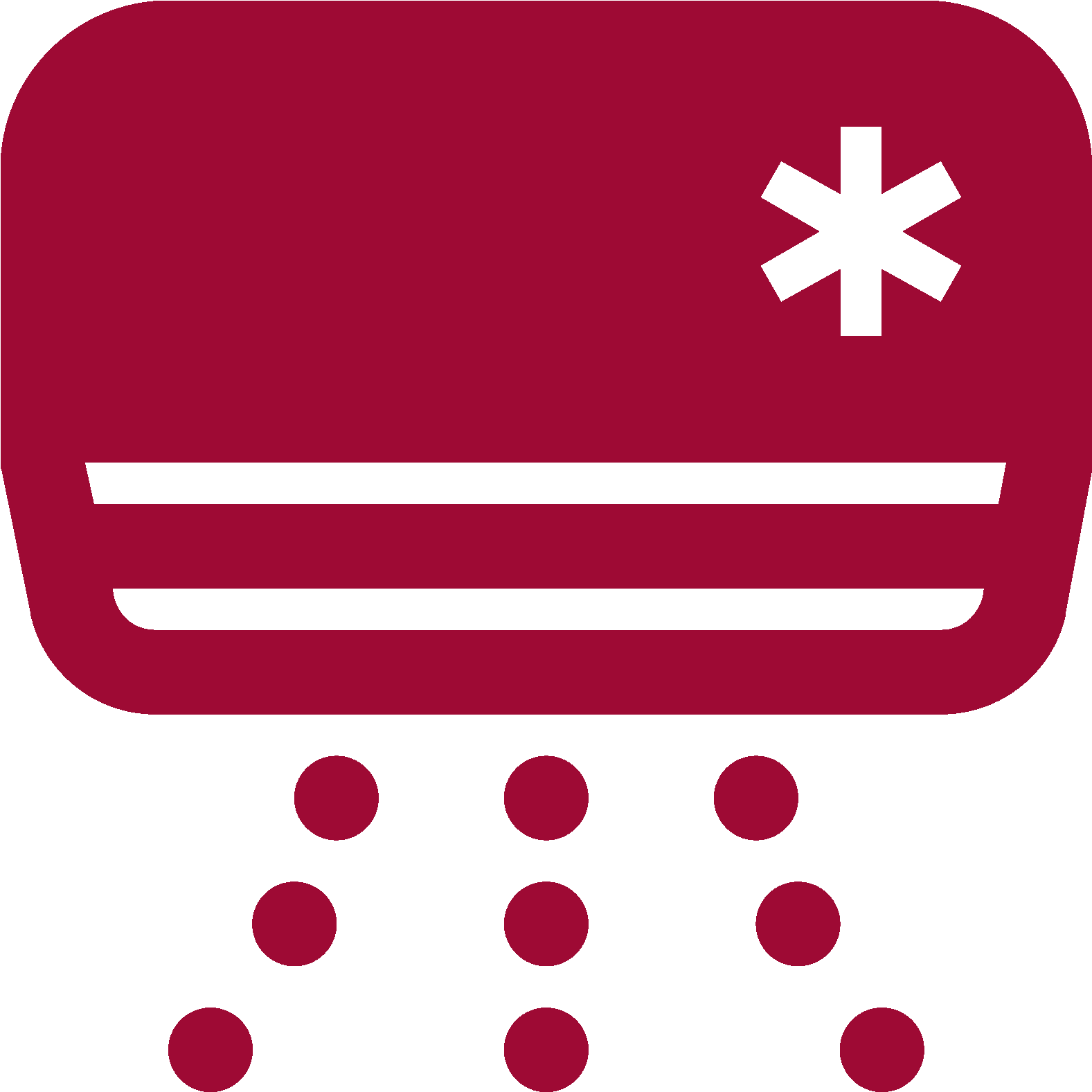 Departure Lounge - Air Conditioning Icon Png (1600x1600)