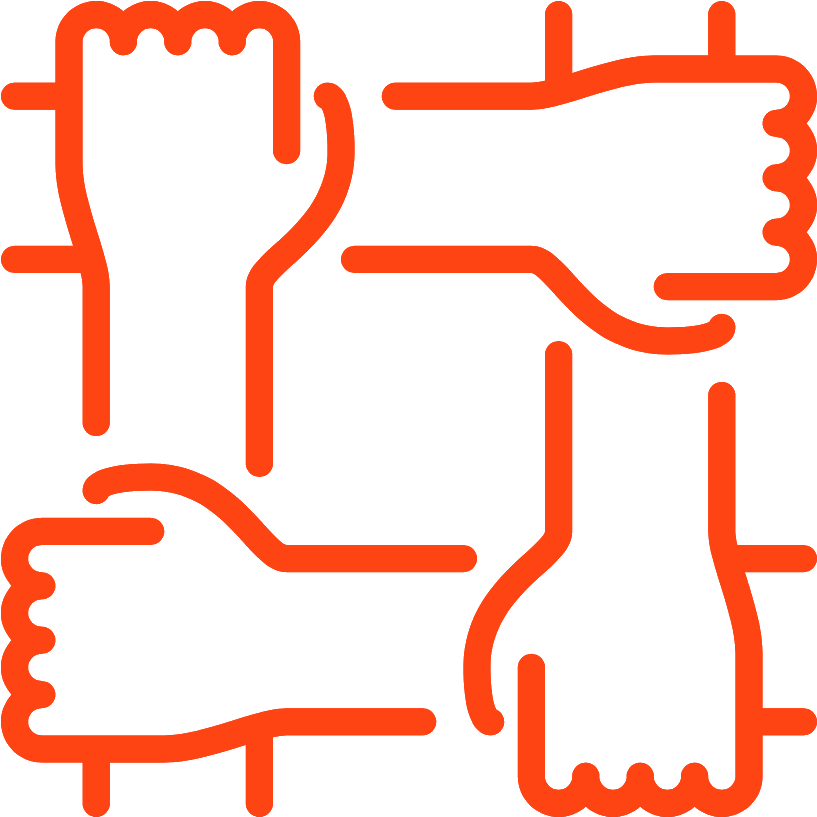 Donate To Protsahan, Make A Donation, Charity, Non-profit - Black And White Team Clipart (867x816)