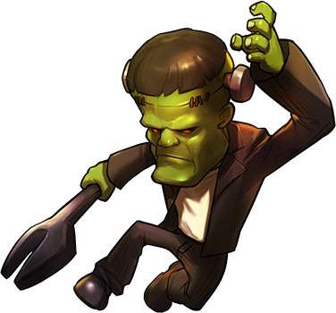 Hellohero Footer Character - Cartoon (376x350)