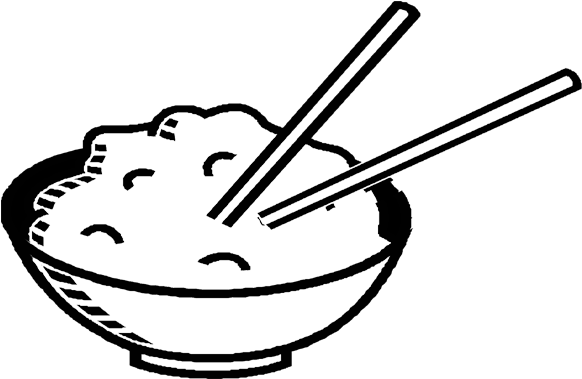 Food Curation Footer Background - Fried Rice Clip Art (1235x378)