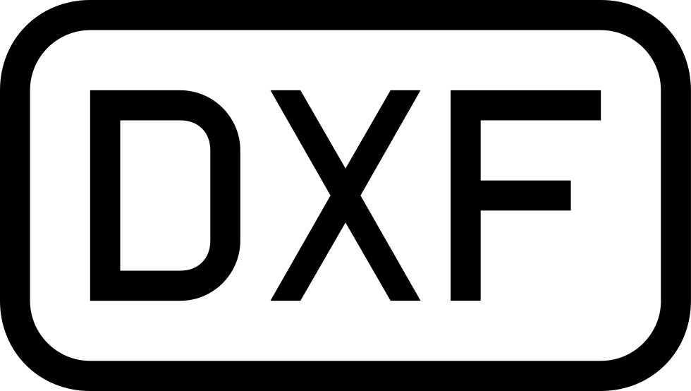 Dxf File Rounded Rectangular Stroke Symbol Of Interface - Numero 901 (980x554)