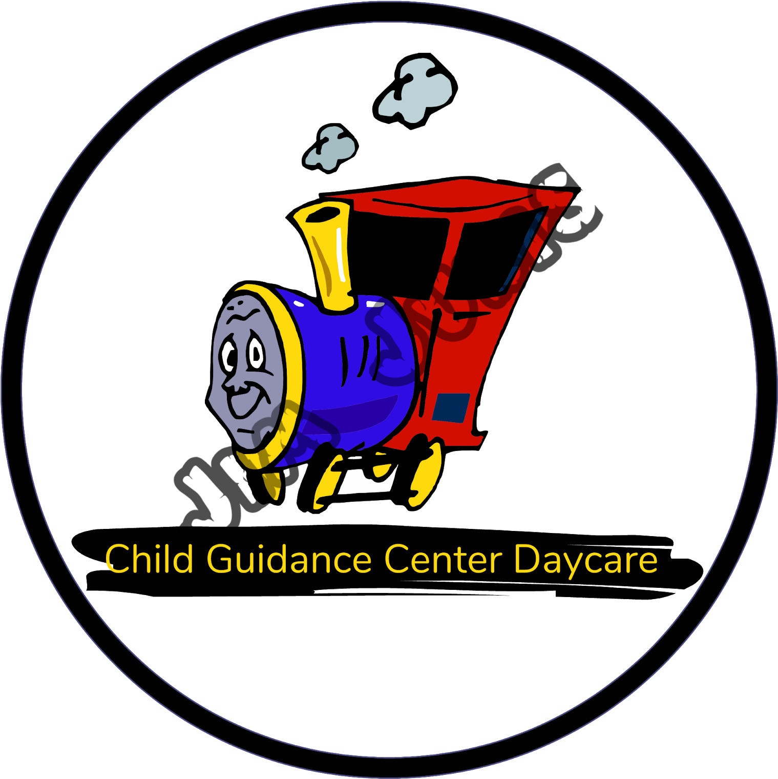 I Also Added A Black Brush Stroke Background For The - Train (1600x1600)