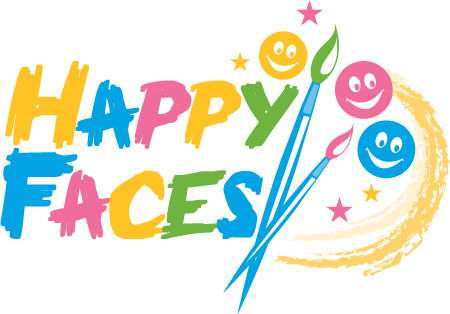 Happy Faces Face Painting For All Occassions Png Face - Logo Face Painting (450x314)