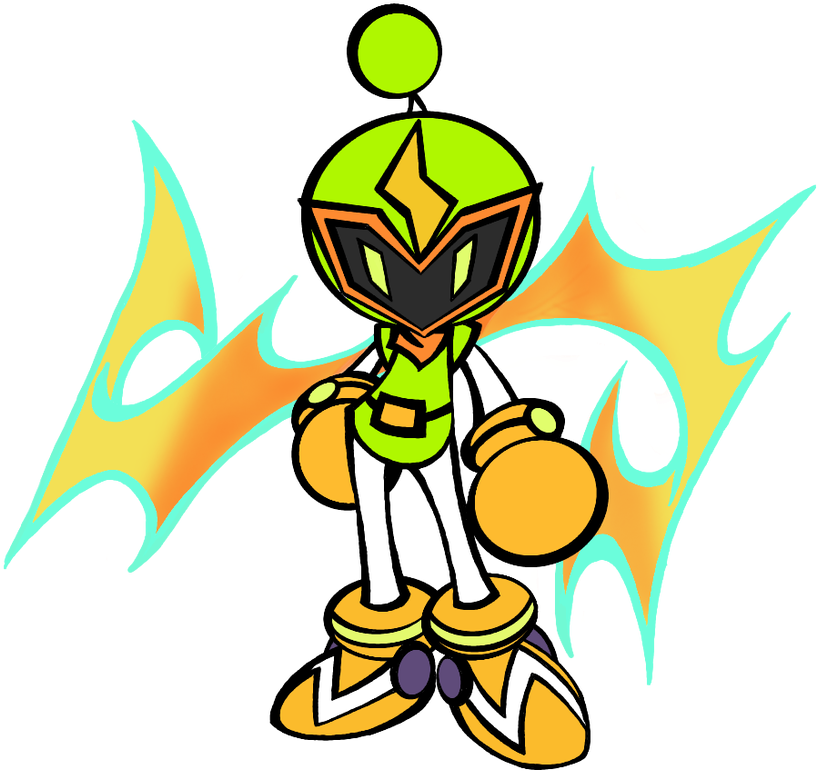 Plasma Bomber Full Body By Monserratcrazy5 - Super Bomberman R Plasma Bomber (885x903)