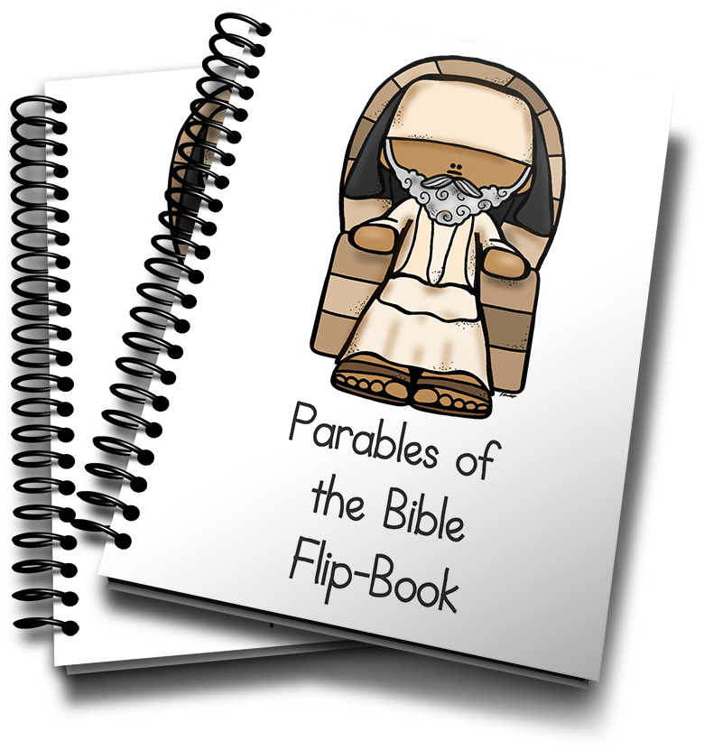 Parables Of The Bible Mini Flip Books Clip Freeuse - Savings Tracker Coloring Pages (900x983)
