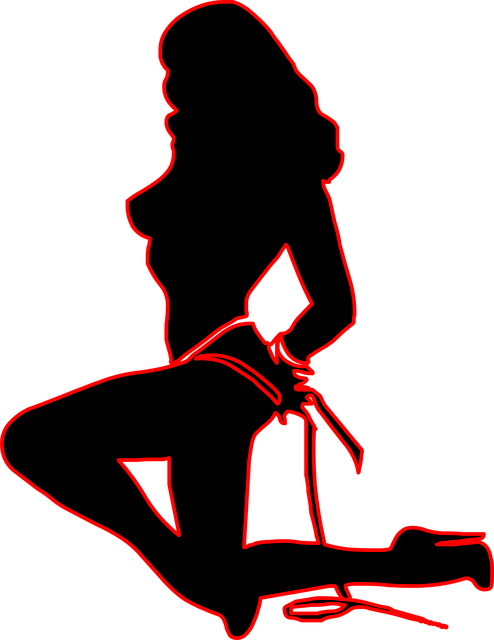Pin Stripper Clip Art - Porn Clipart Png (494x640)