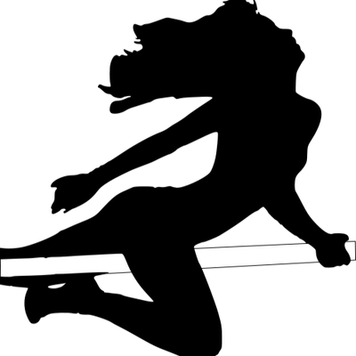 Poletrip - Pole Dancer Silhouette (400x400)