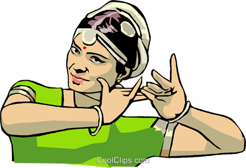 Woman Performing Traditional Dance Royalty Free Vector - Woman Performing Traditional Dance Royalty Free Vector (480x328)