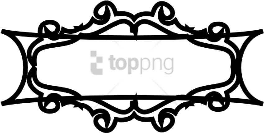 Free Png Text Box Design Png Image With Transparent - Frames Clip Art Rectangular (850x430)