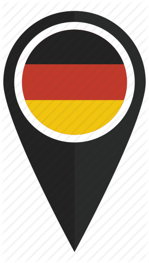German Clipart Map Germany - Emblem (290x512)