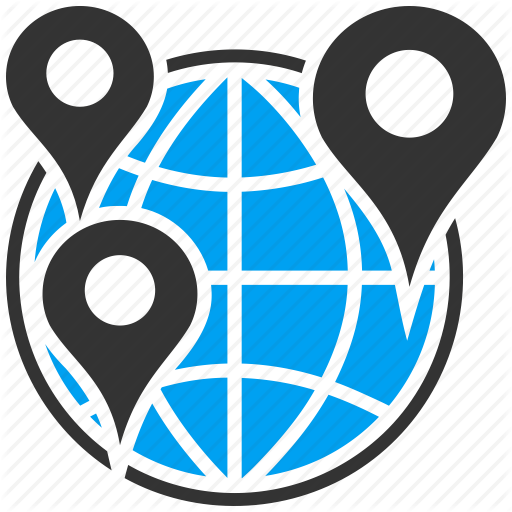 Earth, Globe, Gps Navigation, Map Markers, Seo, Travel - Globe Map Icon Png (512x512)