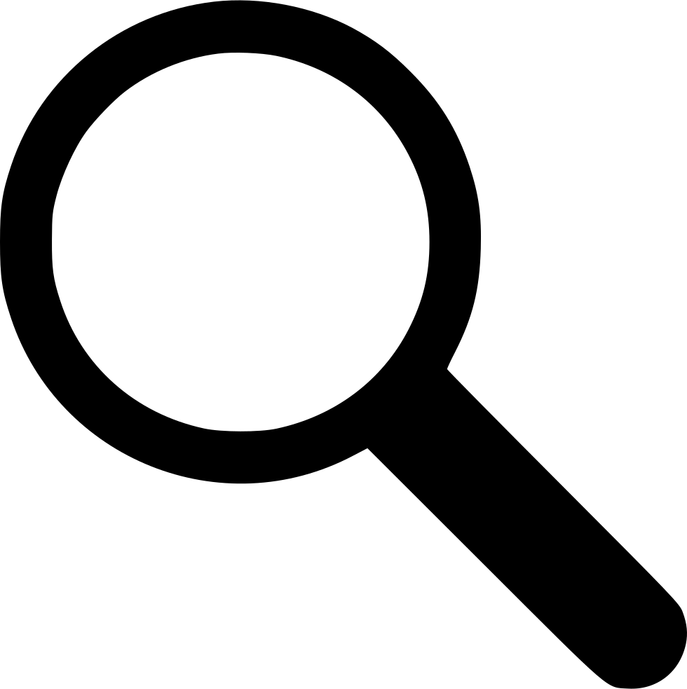 Magnifier Glass Find Search Loop Comments - Search Loop Icon Png (980x982)
