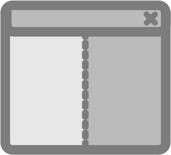 Computer Icons Television Line Art Data No - Clip Art Web Page (750x750)