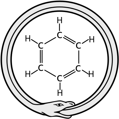 The Structure Of Benzene - Ouroboros Benzene (400x400)