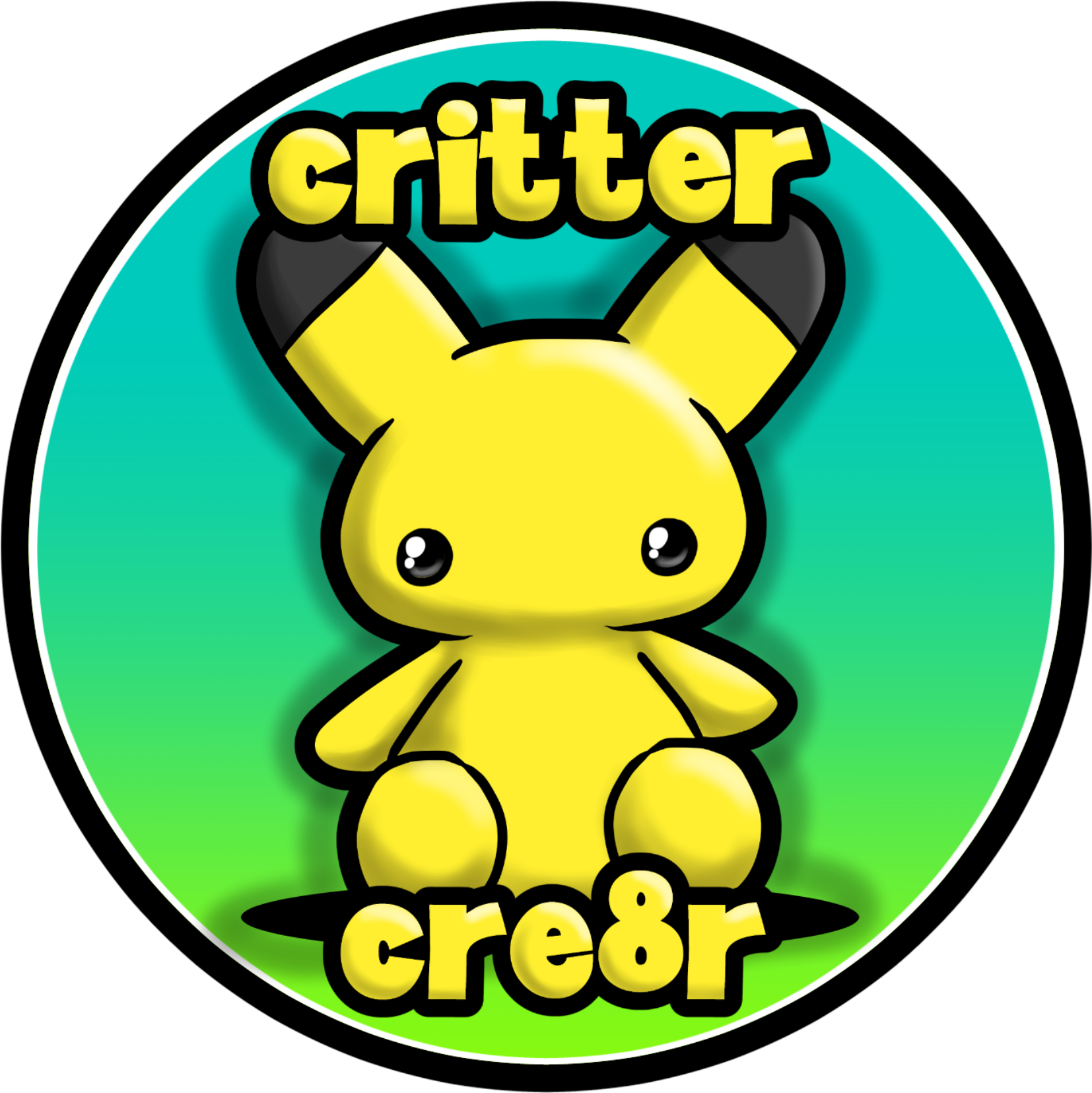 Critter Cre8r Logo - Cartoon (2400x2400)