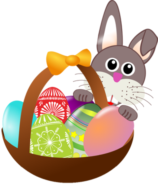 640 X 744 5 - Easter Egg Hunting Cartoon (640x744)