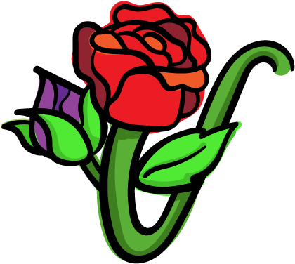 Coloring Art Game Messages Sticker-5 - Floribunda (618x618)
