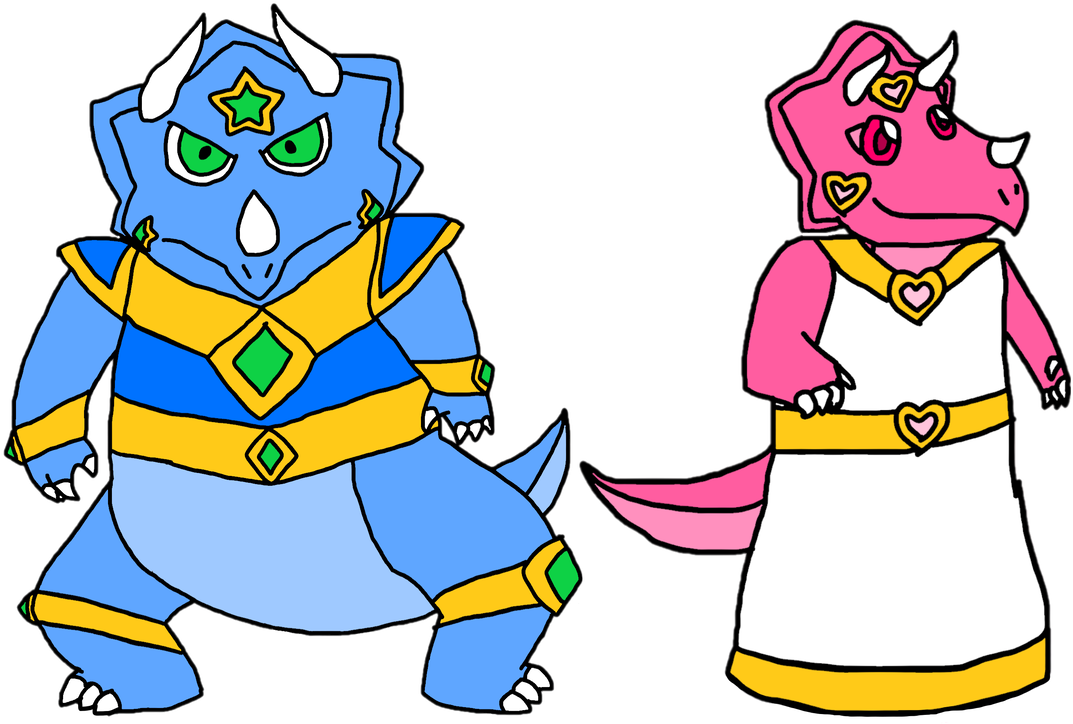 Pokemon Stars And Pokemon Hearts Mascots By Multicolorcody - Cartoon (1075x743)