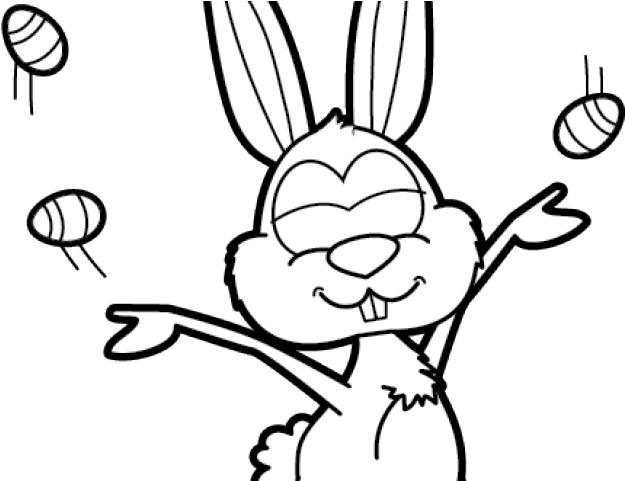Easter Bunny Clipart Preschool - Cartoon (640x480)