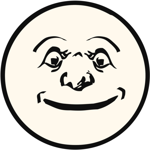 Smiley Moon Computer Icons Art - Moon Clip Art (751x750)