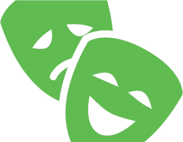 Download Hd Theater Png - Theatre Mask Png Transparent (619x481)