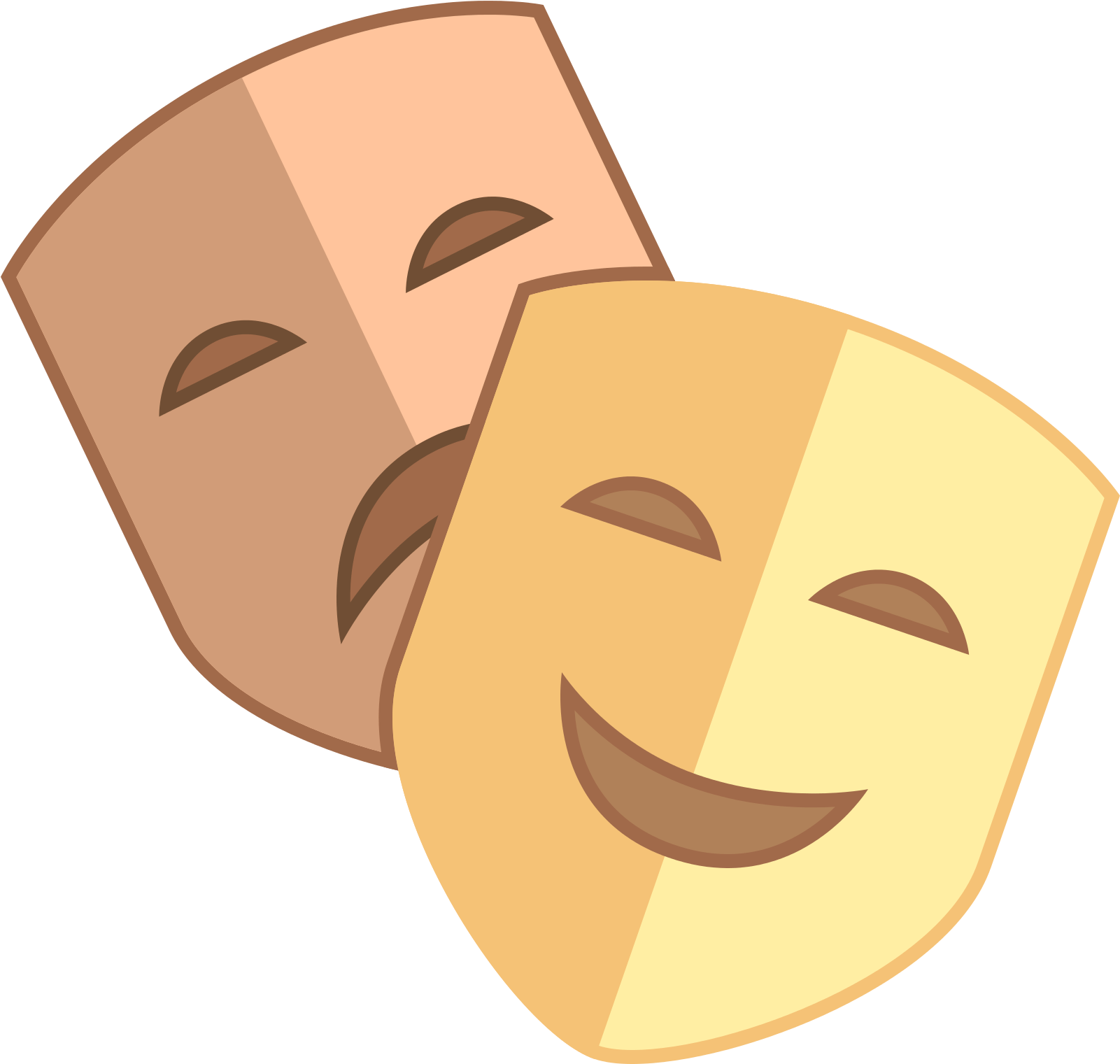 Theater Masks Png - Theatre Mask Icon (1600x1600)